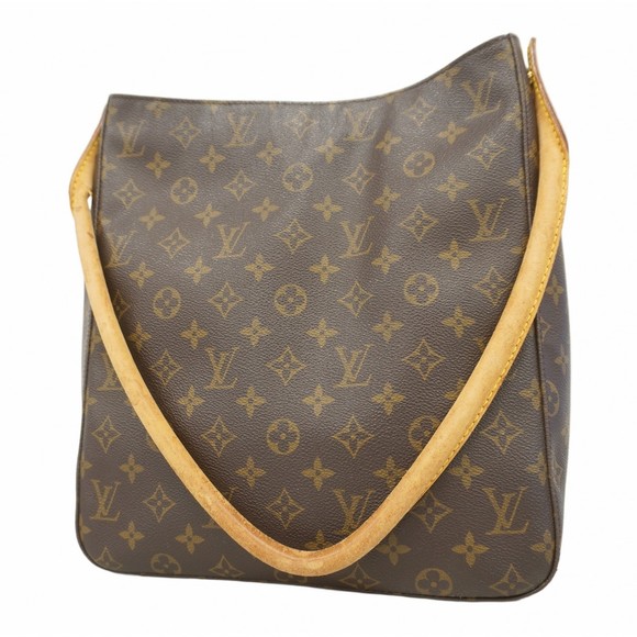 Louis Vuitton Shoulder Brown Bag Monogram GM Looping - Picture 1 of 9